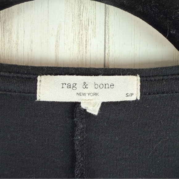 Rag and Bone black ruched sides tank dress - Picture 2 of 4